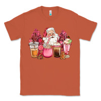 Copper pink christmas pink tree santa coffe cups Classic Tee - CowGirlArtShop
