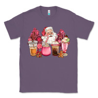 Lavender pink christmas pink tree santa coffe cups Classic Tee - CowGirlArtShop