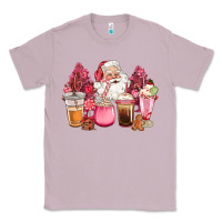 Lilac pink christmas pink tree santa coffe cups Classic Tee - CowGirlArtShop