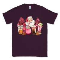 Plum pink christmas pink tree santa coffe cups Classic Tee - CowGirlArtShop