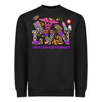 Black mardi gras  lvn licensed vocational nurse Heavyweight Sweatshirt - AdoDesignShop