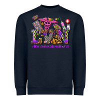 Navy mardi gras  lvn licensed vocational nurse Heavyweight Sweatshirt - AdoDesignShop