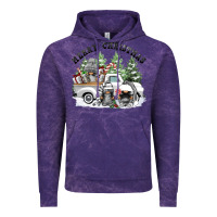 Cloud Purple merry christmas gnomies Vintage Hoodie - FaDigitalArtStudio