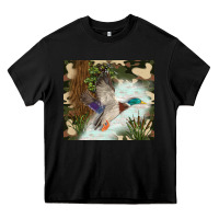 Black duck hunting Heavy Core Tee - TumblerDesignByShophia