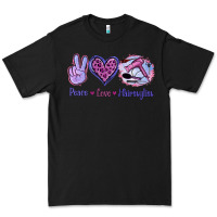 Black Peace Love Hairstylist Premium Tee - Jasminsmagicworld