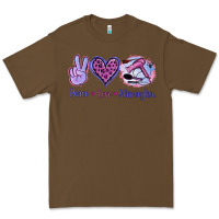 Cacao Peace Love Hairstylist Premium Tee - Jasminsmagicworld