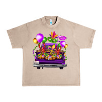 French Oak mardi gras farm truck back view Urban Heavy Tee - FaDigitalArtStudio
