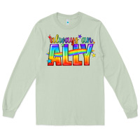 Matcha Always An Ally Pride LGBTQ Long Sleeve Tee - BundleAndBundleShop