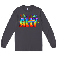 Smoke Always An Ally Pride LGBTQ Long Sleeve Tee - BundleAndBundleShop