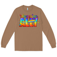 Toasted Coconut Always An Ally Pride LGBTQ Long Sleeve Tee - BundleAndBundleShop