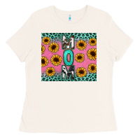 Bone Mom sunflower glitter Ladies Tee - CowGirlArtShop
