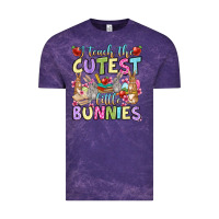 Cloud Purple Easter Day I teach the cutest little bunnies Vintage Tee - OliviaCreatesArt