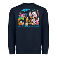 Navy easter cna certified nursing assistant Heavyweight Sweatshirt - AdoDesignShop