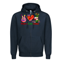 Navy peace love wine Zipper Hoodie - AdoDesignShop