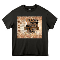 Asphalt black teacher Heavy Core Tee - TumblerDesignByShophia