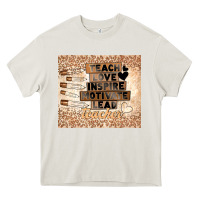 Cream black teacher Heavy Core Tee - TumblerDesignByShophia