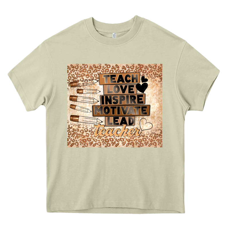 Black Teacher Heavy Core Tee by TumblerDesignByShophia | Teevron