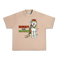 Burro Merry And Bright Husky Urban Heavy Tee - RanaPortraitStore