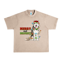 French Oak Merry And Bright Husky Urban Heavy Tee - RanaPortraitStore