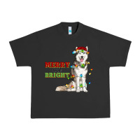 Pigment Black Merry And Bright Husky Urban Heavy Tee - RanaPortraitStore