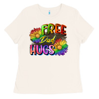 Bone Free dad hugs Ladies Tee - CowGirlArtShop