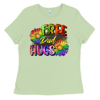 Matcha Free dad hugs Ladies Tee - CowGirlArtShop