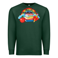 Sports Green back to school hello kindergarten 3200x2400 Premium Sweatshirt - AdoDesignShop