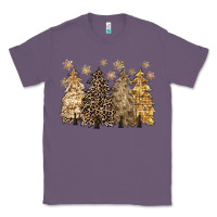 Lavender merry christmas leopard trees Classic Tee - CowGirlArtShop