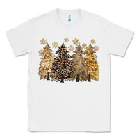 Merry Christmas Leopard Trees Classic Tee | Teevron