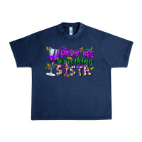 Navy Pour me something sista Urban Heavy Tee - FaDigitalArtStudio