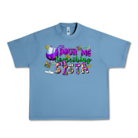 Pebble Blue Pour me something sista Urban Heavy Tee - FaDigitalArtStudio