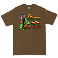 Cacao steppin into juneteenth heels Premium Tee - CowGirlArtShop