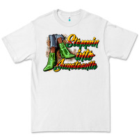 White steppin into juneteenth heels Premium Tee - CowGirlArtShop