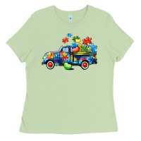 Matcha Autism truck Ladies Tee - CowGirlArtShop