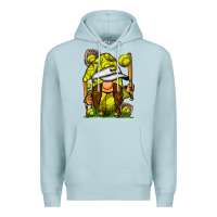 Blue Mist softball gnome Premium Hoodie - SublimationCraftShop