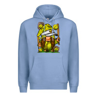 Colony Blue softball gnome Premium Hoodie - SublimationCraftShop