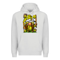 Dove Grey softball gnome Premium Hoodie - SublimationCraftShop