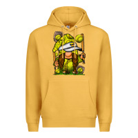 Mustard softball gnome Premium Hoodie - SublimationCraftShop