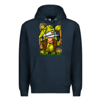 Navy softball gnome Premium Hoodie - SublimationCraftShop