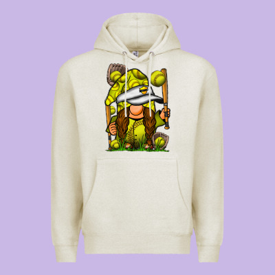 Softball Gnome Premium Hoodie Designed By Sublimationcraftshop