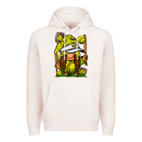 Pale Pink softball gnome Premium Hoodie - SublimationCraftShop