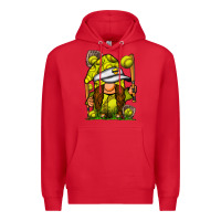 Red softball gnome Premium Hoodie - SublimationCraftShop