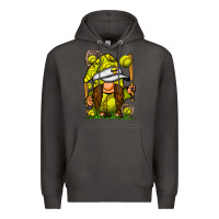 Smoke softball gnome Premium Hoodie - SublimationCraftShop