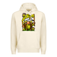 Tofu softball gnome Premium Hoodie - SublimationCraftShop