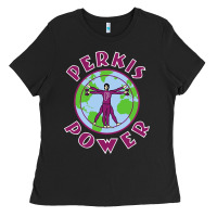 Black heavyweights power Ladies Tee - DesigneFamous