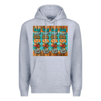 Heather Grey gobble gobble gobble Premium Hoodie - Jasminsmagicworld