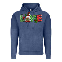Vintage Denim love christmas gnome Vintage Hoodie - BundleAndBundleShop