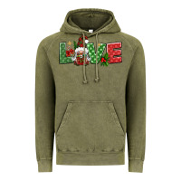 Vintage Olive love christmas gnome Vintage Hoodie - BundleAndBundleShop