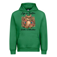 Emerald life is better with a chihuahua Urban Hoodie - JahusDesignShop