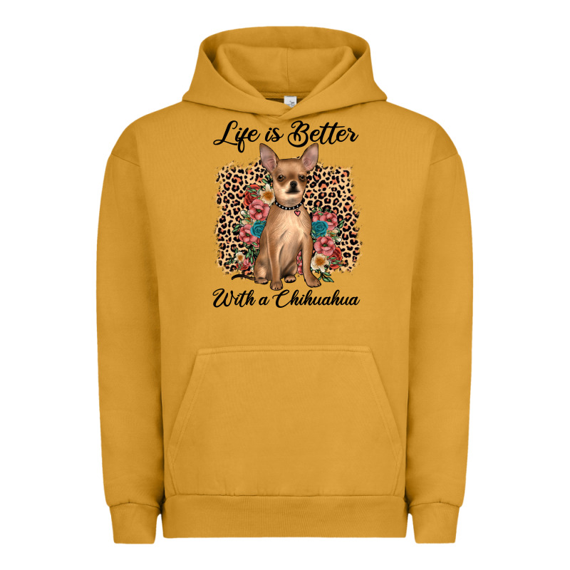 Life Is Better With A Chihuahua Urban Hoodie by JahusDesignShop | Teevron